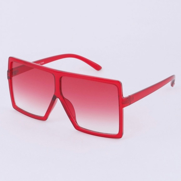 Oversized Jeweled Fashion Framed Sunglasses - Picture 4 of 5